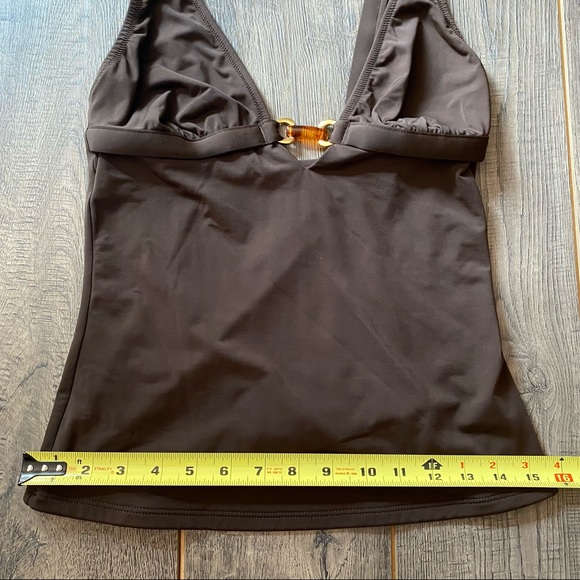 JCrew Brown Tankini Top, Medium - Picture 13 of 16